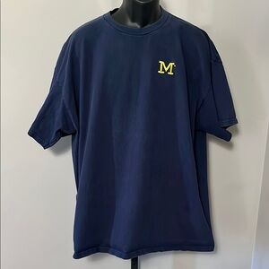Nike x UofM VINTAGE Blue T Shirt XXL T Shirt University of Michigan